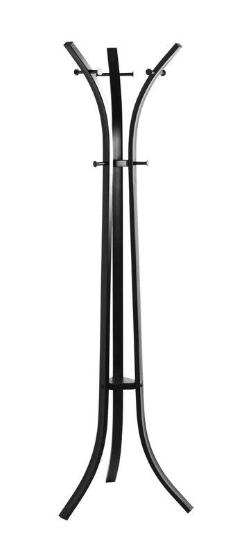 HAKU Möbel Hall-Tree Black, Metal - Size: H 177 cm X Ø 45 cm, Style: Modern