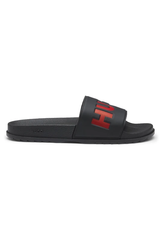 HUGO Mens Match it Slides with logo strap Size 2