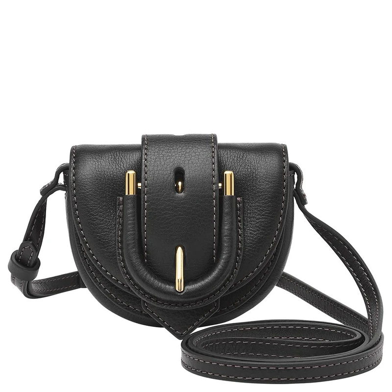 Fossil Women's Harwell Shoulder Bag, Black, Medium