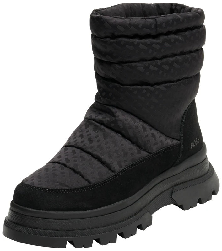 BOSS Women's Avylin_Bootie_nymn, Black, 6 UK