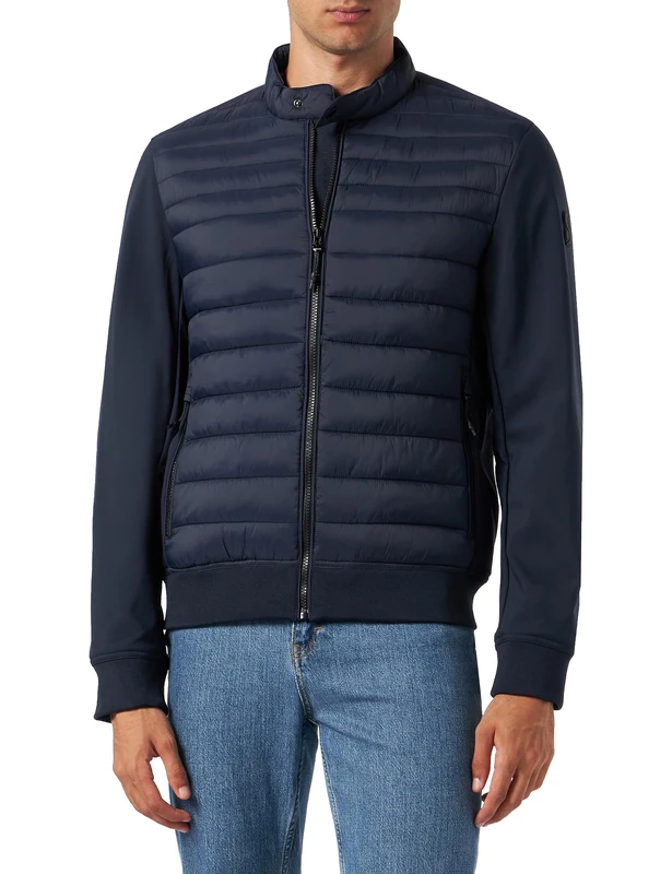s.Oliver Men's 10.3.11.16.160.2139769 Outdoor Jacket, Blue, L