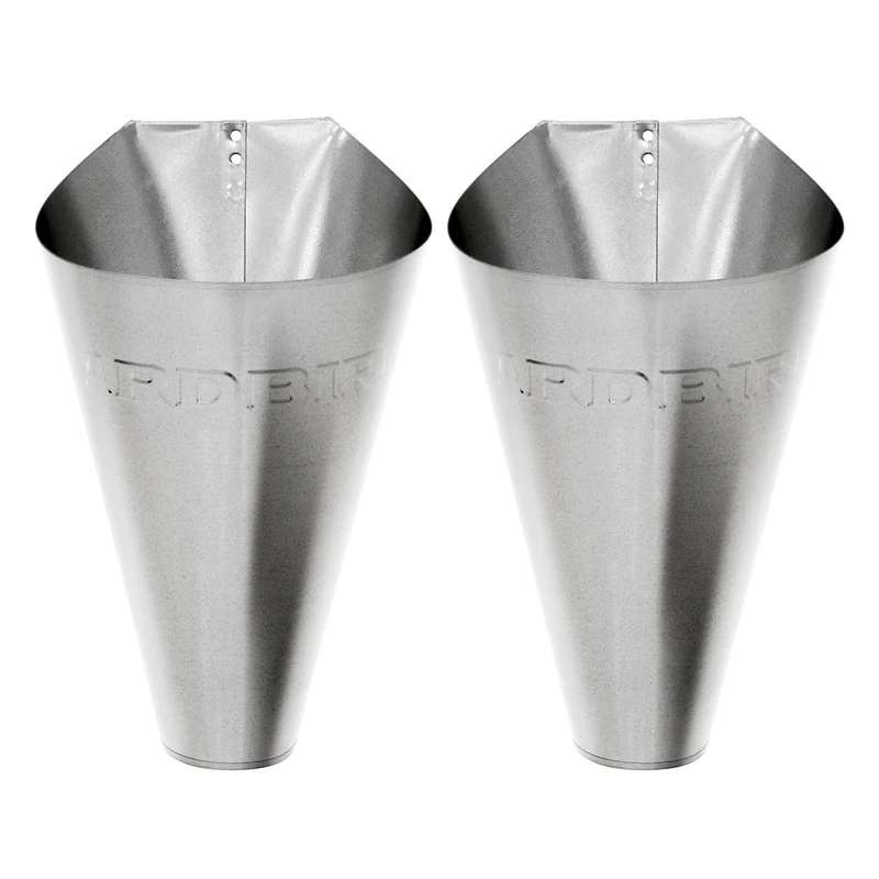 Yardbird 43649 2-Pack Large Galvanized Steel Poultry Restraining Cones - Image 1