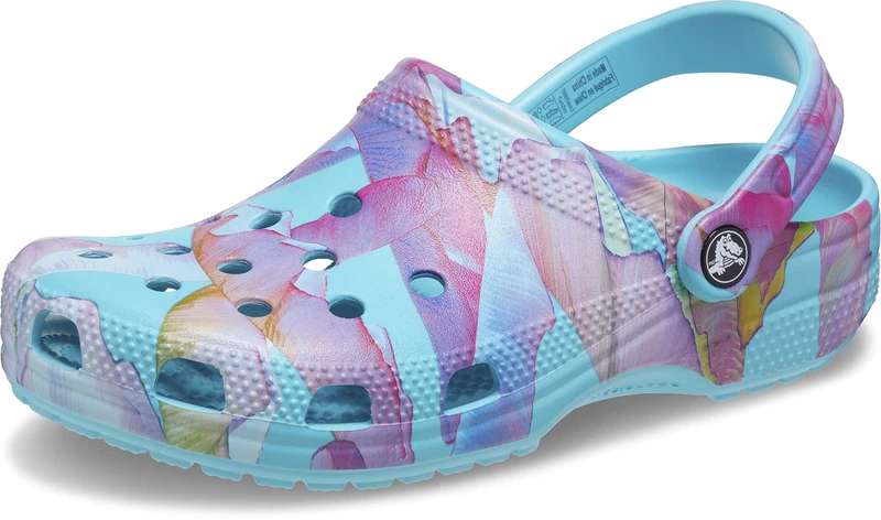 Crocs Unisex-Adult Classic Clog, Neptune/Multi, 9 UK - Image 1