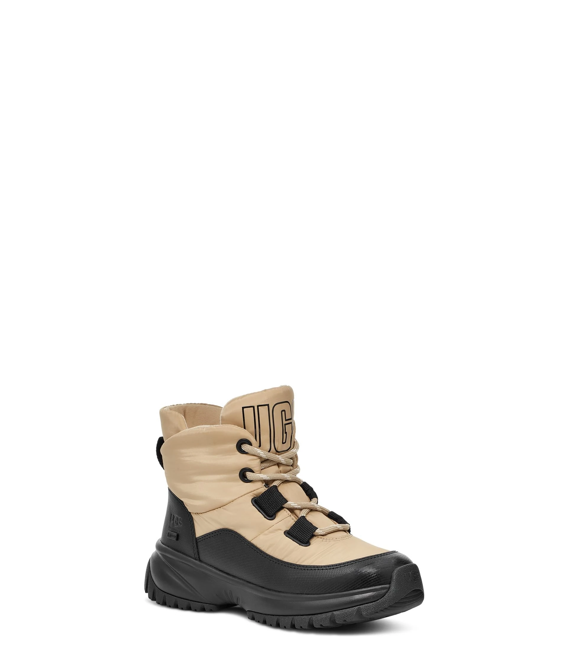 UGG Women's Yose Puffer Lace Boot, Mustard Seed, UK 3