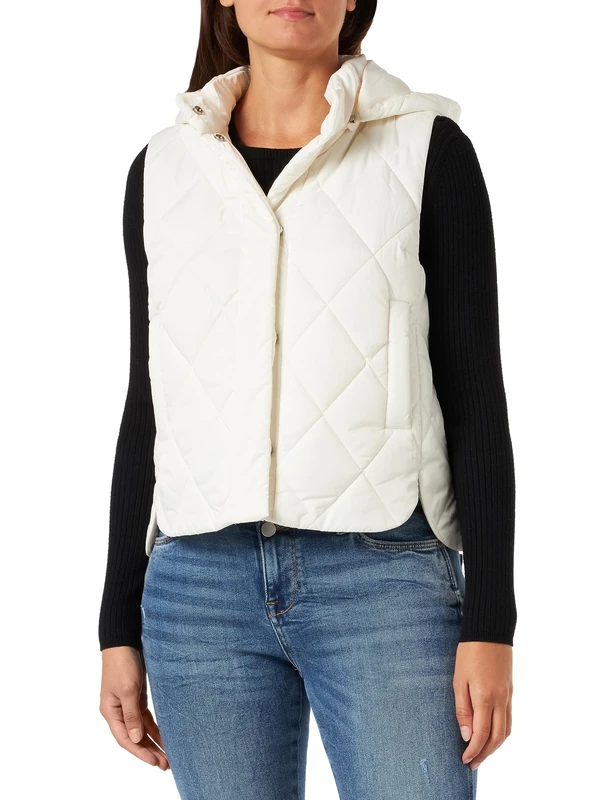 s.Oliver BLACK LABEL Women's outdoor vest, White, 48