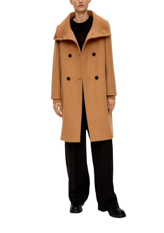 s.Oliver BLACK LABEL Women's Outdoor Coat, Light Brown, 18