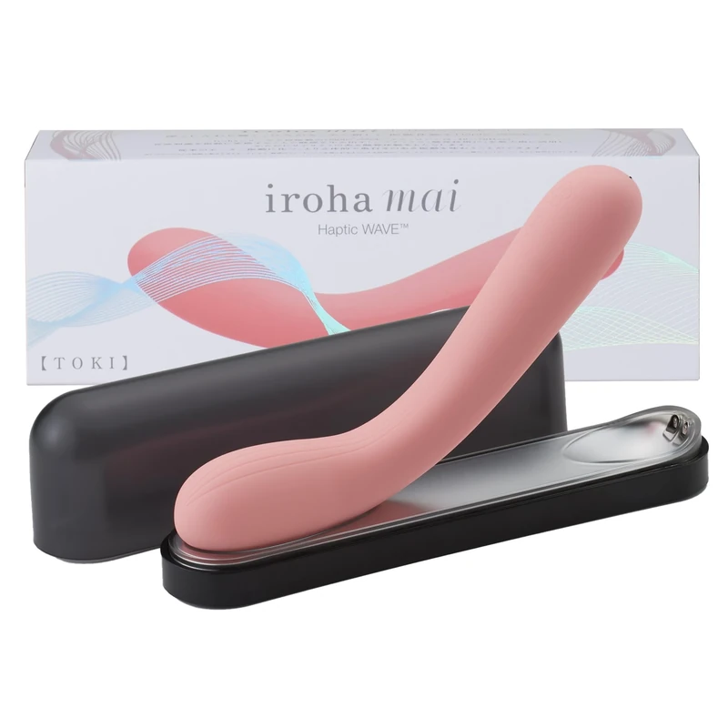 Iroha by Tenga Mai Toki Vibrator Pink 17.4×3.3×3.3 cm