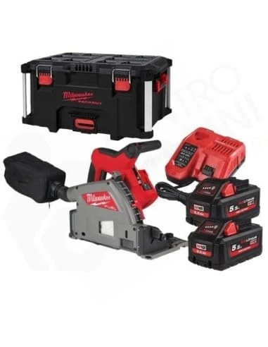 Milwaukee M18FPS55-552P Fuel™ Cordless Plunge Saw