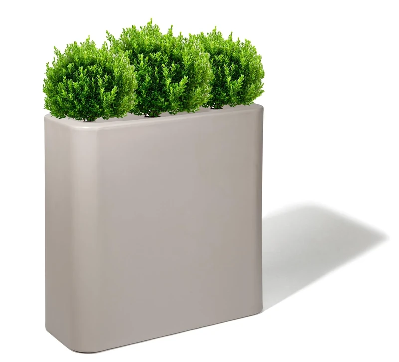 Kloris Planter, Polyethylene (PE), Grey, h 90