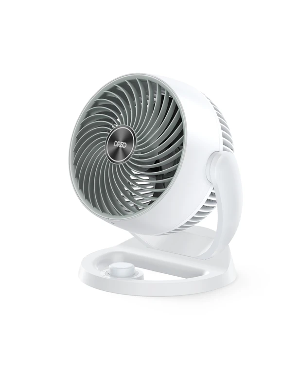 Dreo Fans for Home Bedroom, Table Air Circulator Fan for Whole Room, 12 Inch, 70ft Strong Airflow, 120° adjustable tilt, 28db Low Noise, Quiet, 3 Speeds, 2023 New Desk Fan for Office, Kitchen, Home