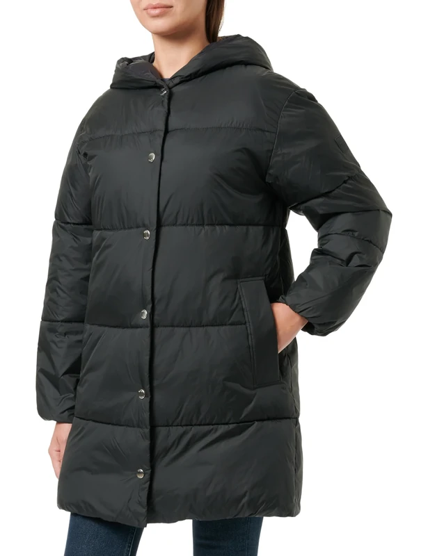 BOSS Women's C_Polly Outerwear Jacket, Black 1, 14