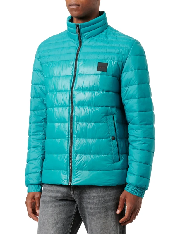 BOSS Men's Oden Outerwear Jacket, Dark Green305, 42