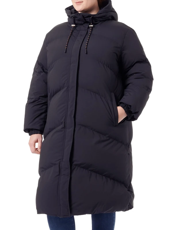 BOSS Women's C_paretto Outerwear Jacket, Black 1, 16