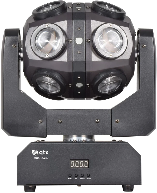 QTX | MHS-15V 150W LED Orbital Moving Head with UV