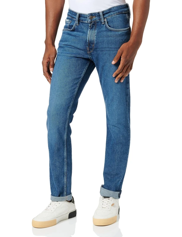 Marc OߴPolo Denim Men's Slim Fit Jeans with Stretch, Blue (Multi/Dark Blue Black), W32/L32