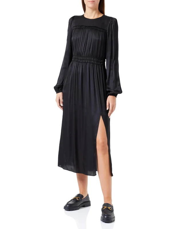 BOSS Girl's C_dilli Dress, Black 1, 8 - Image 1