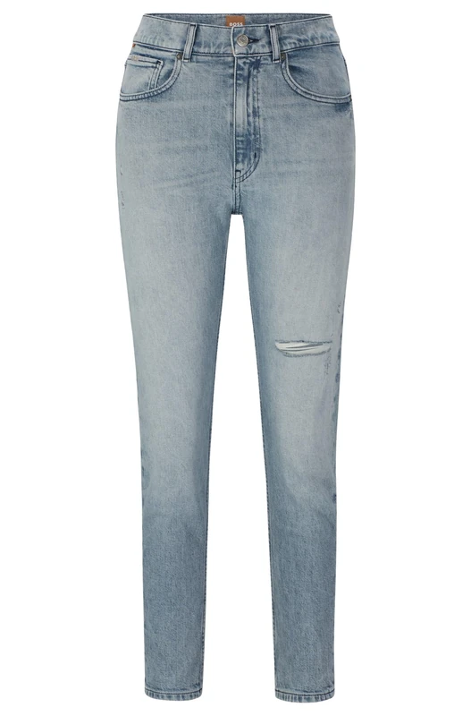 BOSS Women's C_ELSA Jeans Trousers, Medium Blue420,