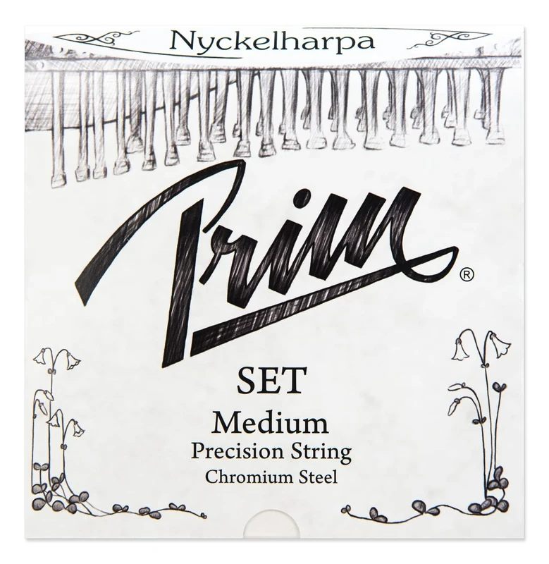 Prim Nyckelharpa Strings Nyckelharpa Chrome Steel Set Medium