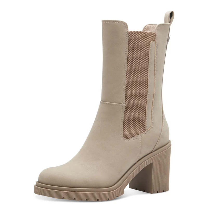 MARCO TOZZI Women's 2-25445-41 Chelsea, Taupe Nubuck, 6.5