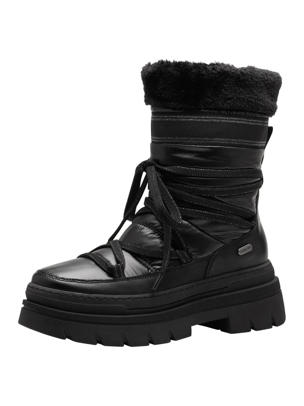 Marco Tozzi Women's 2-26288-41 Warm Lining Boot, Black Comb, 40 EU, Black (Black Comb), 8 UK