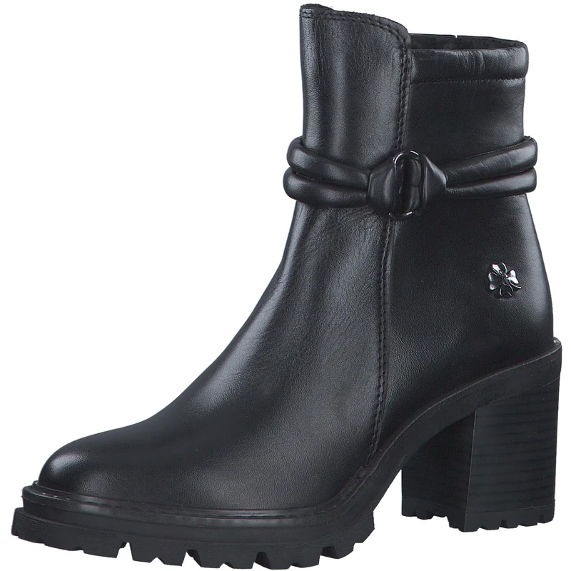 MARCO TOZZI Women's 2-85404-41 Boot Heel, Black, 4 - Image 1