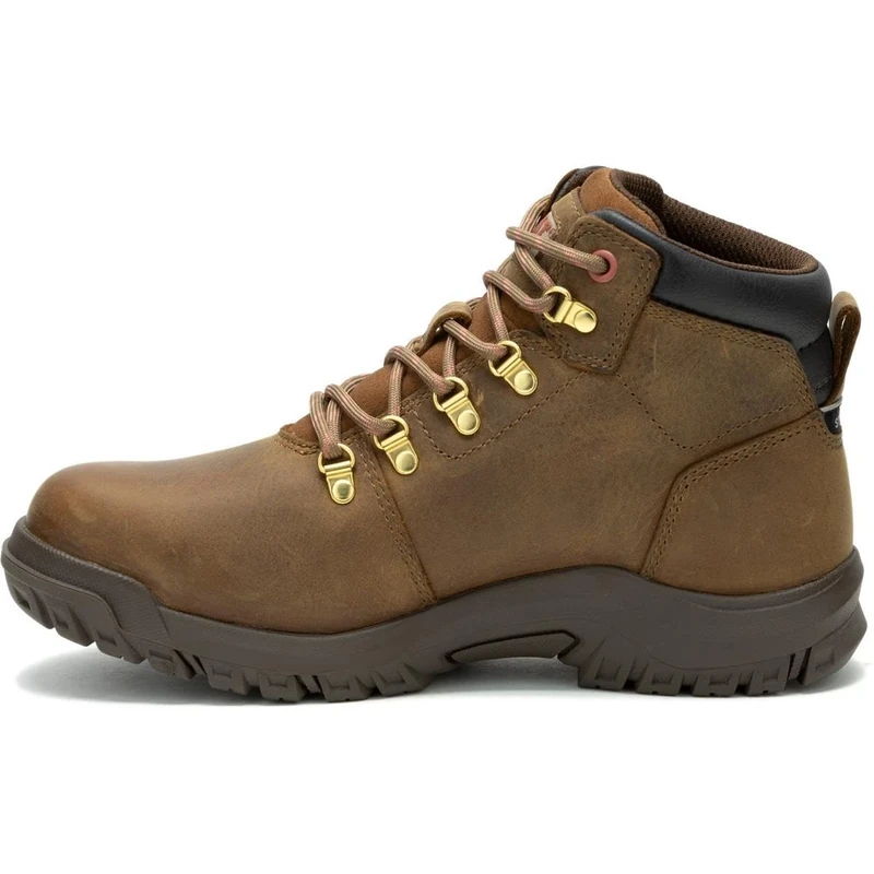 Caterpillar Female Mae Safety Boot, Brown, 8
