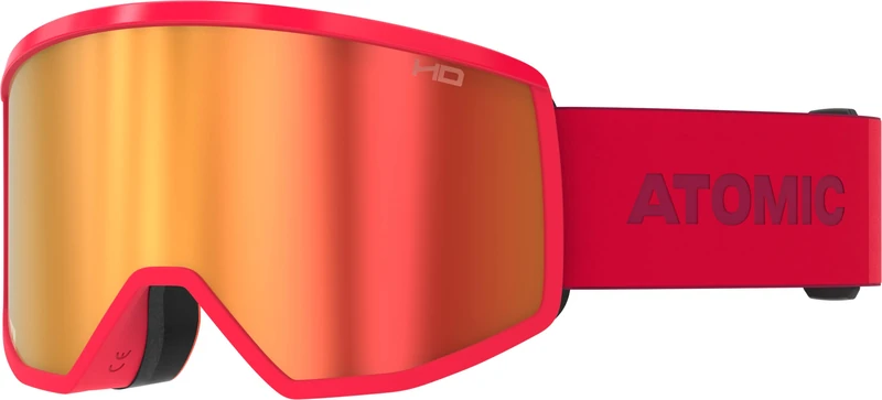Atomic Four HD Ski Goggles – Ski Goggles with Contrasting Colours – High Quality Mirrored Snowboard Goggles – Goggles with Live Fit Frame – Ski Goggles with Large Field of View – White