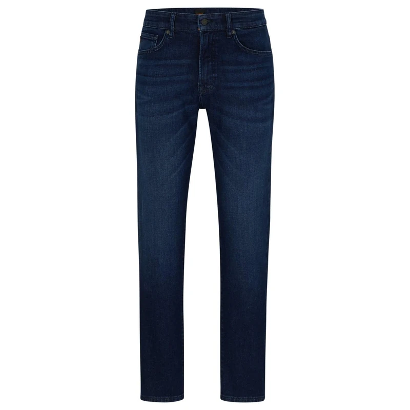 BOSS Mens Re.Maine BC-C Maine Pure-Blue Regular-fit Jeans in Comfort-Stretch Denim