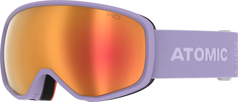 ATOMIC Revent HD Ski Goggles, Lavender, Ski Goggles with Contrasting Colours, Mirrored Snowboard Goggles, Goggles with Live Fit Frame and Double Lens