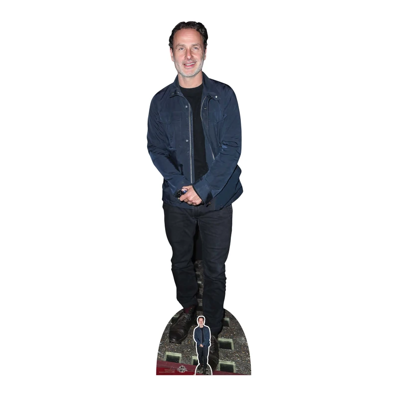 Star Cutouts CS1057 Andrew Lincoln Lifesize Cardboard Cutout With Mini