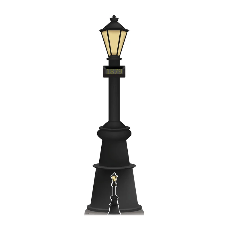 Star Cutouts SC4211 Victorian Lamp Post Large Cardboard Cutout - Ideal For British Theme