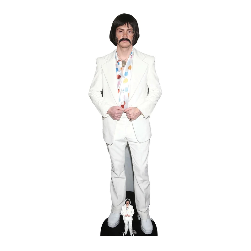 Star Cutouts CS1076 Evan Peters American Horror Story Wig Lifesize Cardboard Cutout with Mini – Horror TV Fan Display, Party Decoration & Collector Gift - Image 1