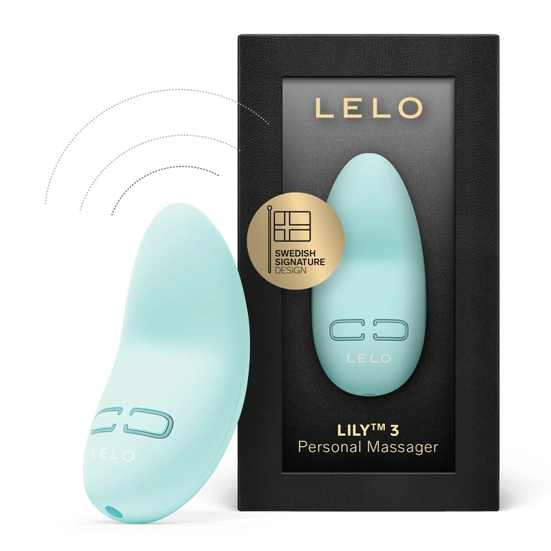 LELO Lily 3 Mini Vibrator for Women Discreet Mini Bullet Vibrator with 10 Pleasure Settings, Waterproof Design, Polar Green
