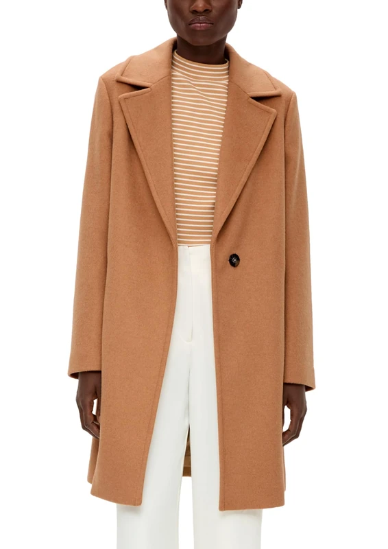 s.Oliver BLACK LABEL Women's 10.2.20.16.151.2133703 Outdoor Coat, Yellow, XS/S