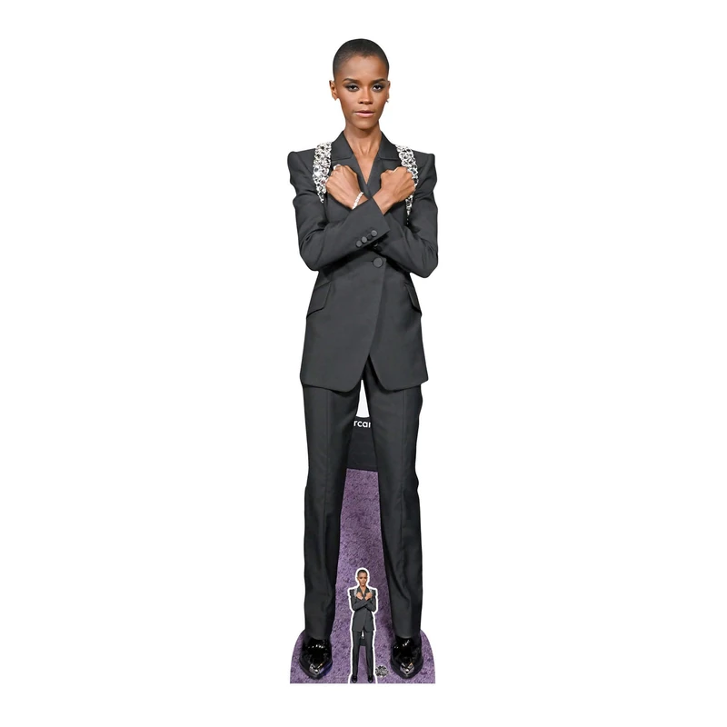 Star Cutouts CS1065 Letitia Wright Lifesize Cardboard Cutout With Mini
