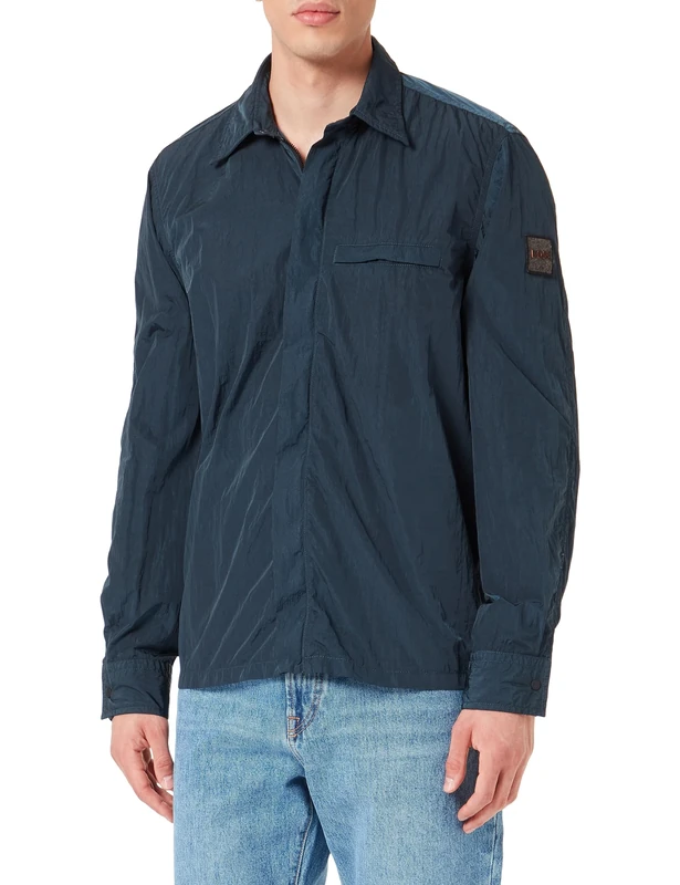 BOSS Men's Laio, Open Green388, L