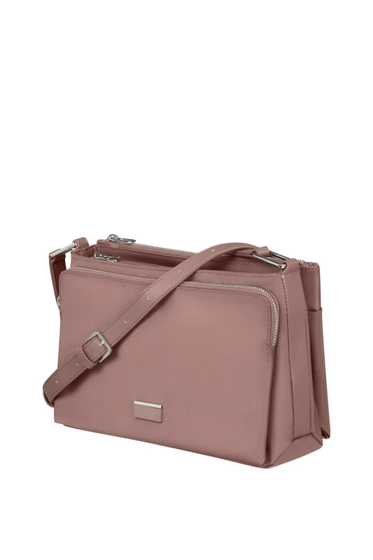 Samsonite Be-Her - Shoulder Bag M with 3 Compartments, 28.5 cm, 7 L, Antique Pink, Antique Pink, messenger bags - Image 1