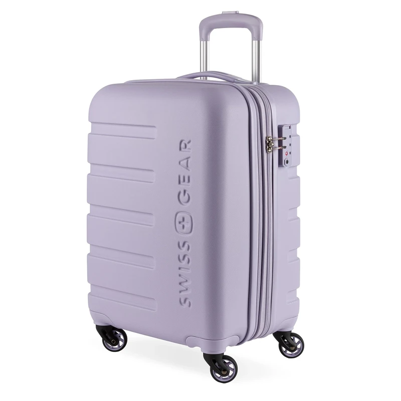 SwissGear 7366 Hardside Expandable Luggage with Spinner Wheels, Evening Haze, Checked-Large 27-Inch, 7366 Hardside Expandable Luggage with Spinner Wheels