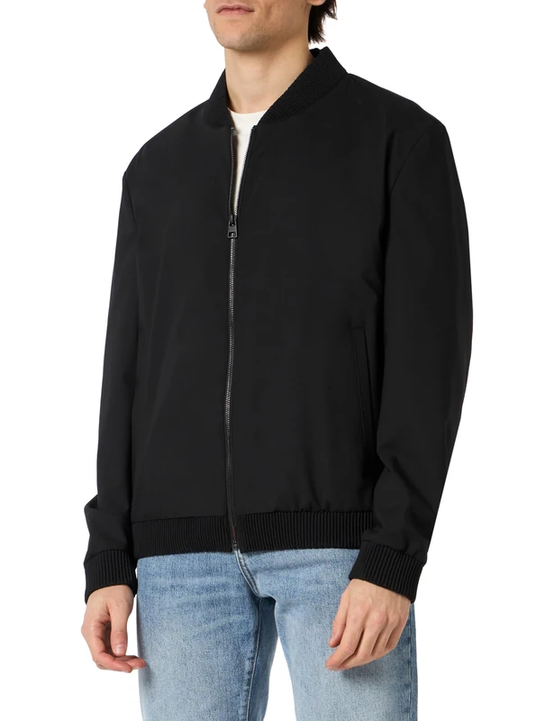 HUGO Men's Ukashi232X Jacket, Black1, 46