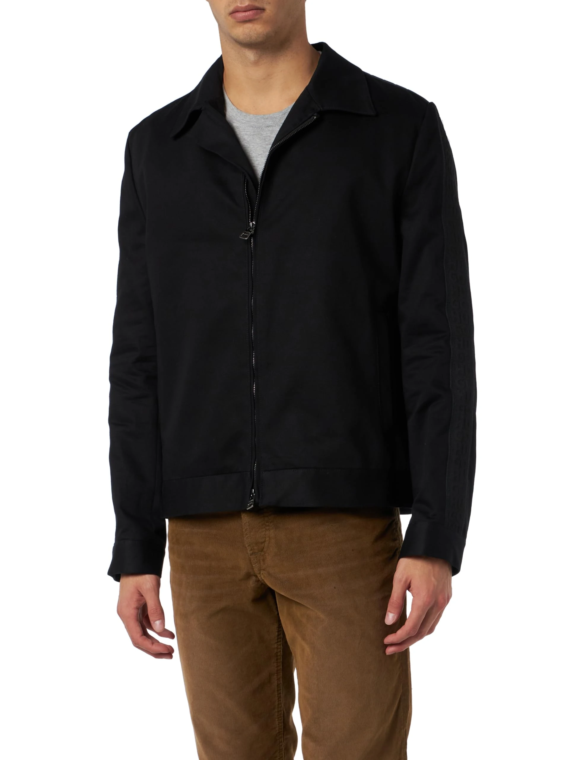 HUGO Men's Hanno2341 Jacket, Black 1, XL