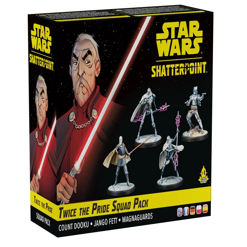 Atomic Mass Games | Star Wars Shatterpoint: Twice the Pride - Count Dooku Squad Pack | Tabletop Miniatures Game | Ages 14+ | 2 Players | 90 Minutes Playing Time