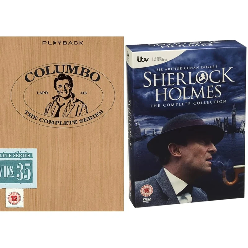 Columbo - Complete Season 1-10 Boxset [DVD] [2019] & Sherlock Holmes: The Complete Collection [DVD]