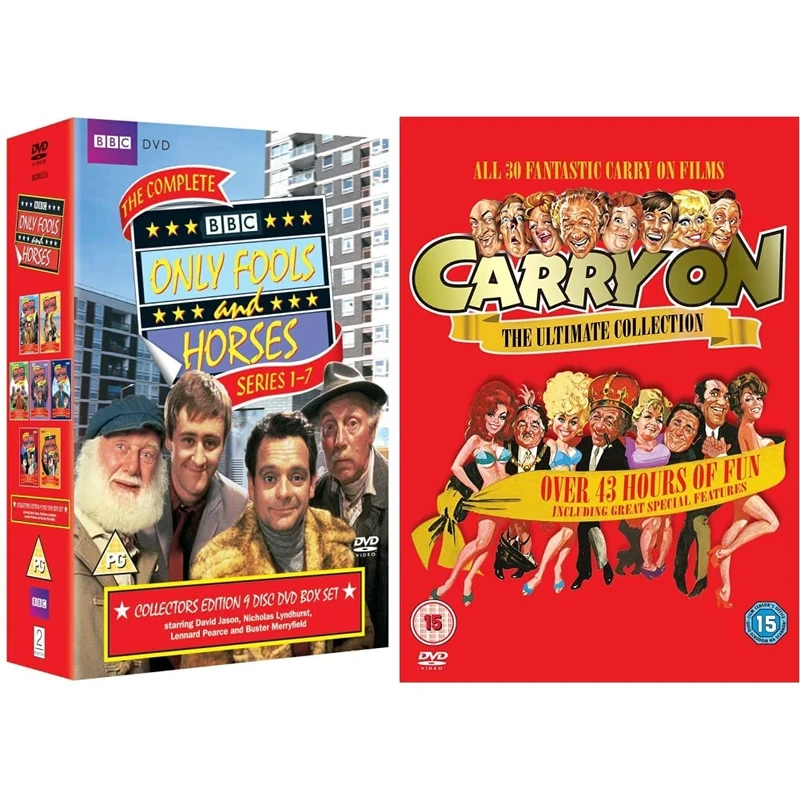 Only Fools and Horses - Complete Series 1-7 [DVD] [1981] & Carry On - The Complete Collection [DVD] [1958] [30 Film Boxset]