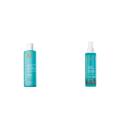 Moroccanoil All In One Leave In Conditioner, 160ml & Moisture Repair Shampoo, 250ml