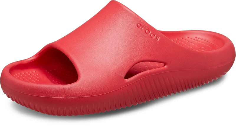Crocs Unisex Adult Mellow Recovery Slides, Varsity Red, 5 Women/3 Men