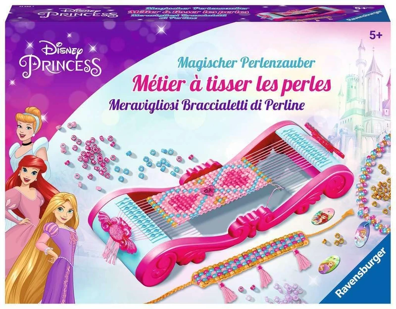 Ravensburger - Bead Loom - Disney Princesses - Creative Hobbies - Jewellery Making - Ages 5 and Above - 23540