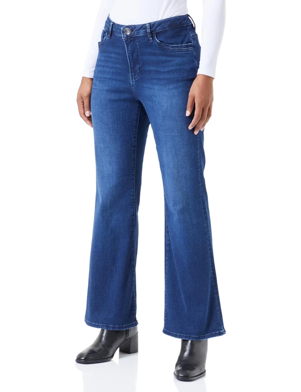 Garcia Women's Denim Trousers Jeans, Dark Used, 6