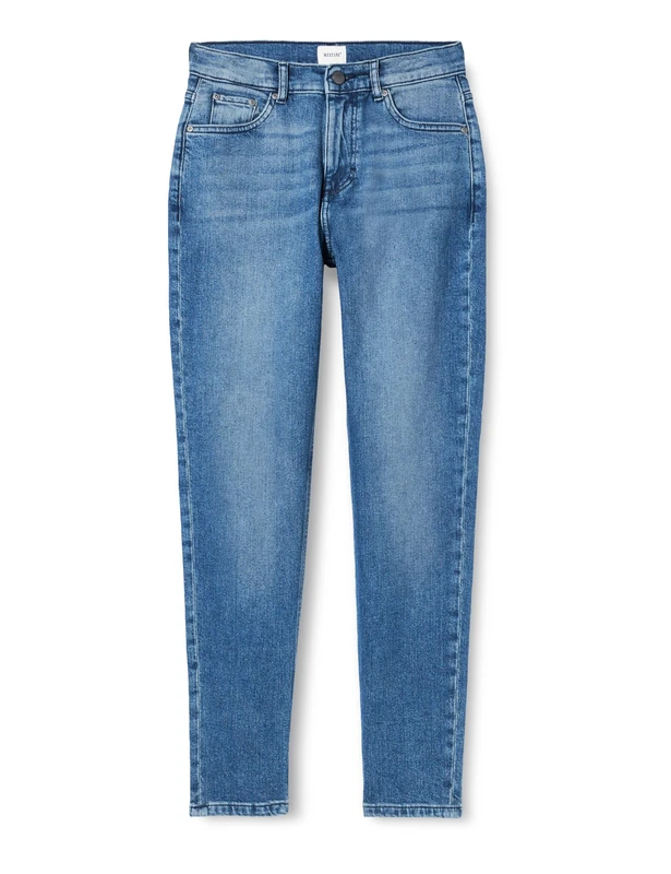 MUSTANG Women's Style Brooks Relaxed Slim Jeans, Medium Blue 782, W26/L34