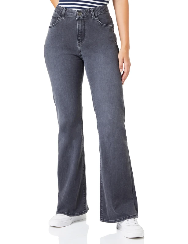 Garcia Women's Denim Trousers Jeans, Dark Used, 4