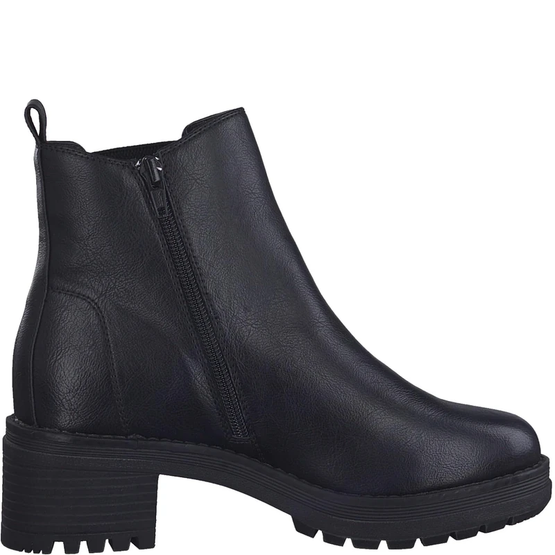 Jana Women’s Chelsea Boots Water-Repellent Vegan, Black Nappa, 4 UK